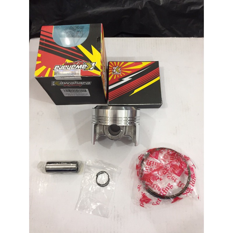 piston kit 58mm 59mm 60mm pin 14 mentahan kawahara aerox n max mx vixion crf klx vario 150