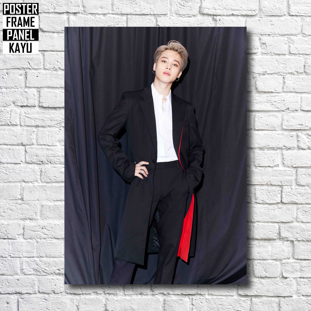 Poster BTS Jimin DICON Frame KayuSolid A4 JMN156