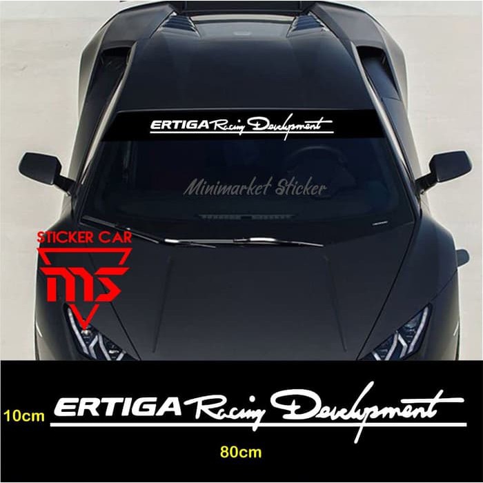 Sticker Srtiga Kaca Cutting Sticker Mobil Suzuki Ertiga Racing