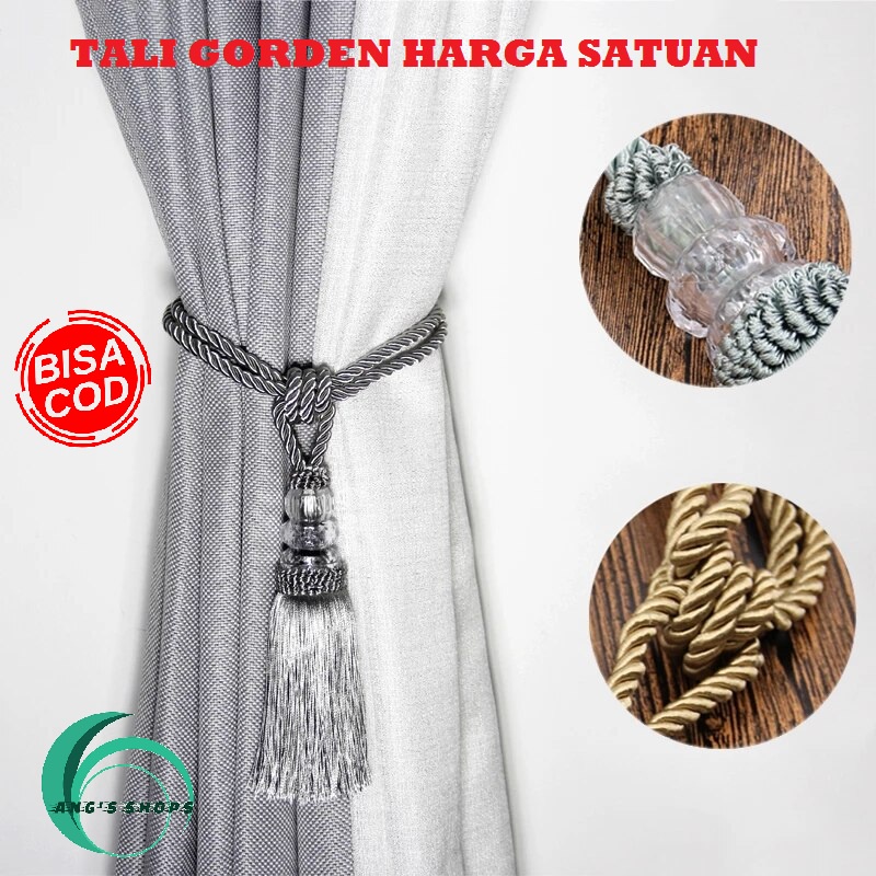 TALI IKATAN GORDEN GORDYN TASSEL CRYSTAL HARGA SATUAN