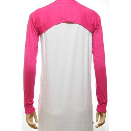 Manset kerut sambung pink fanta (PREMIUM)