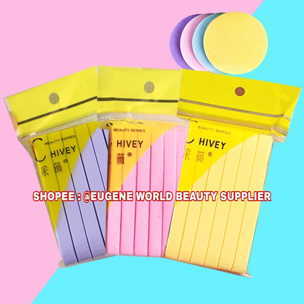 144 PCS SPON KENTANG SPONS KENTANG SPONGE KENTANG SPONGE STICK SPON FACIAL MASKER DISPOSABLE SALON S