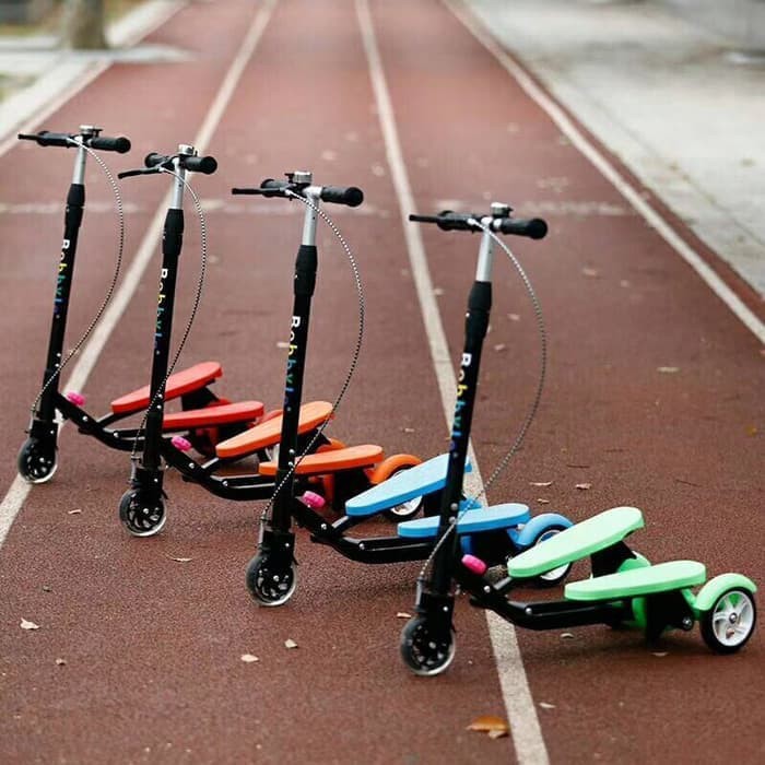 Skuter Genjot Dua Pedal Mainan Scooter Anak Otoped Injak Dual Pedal