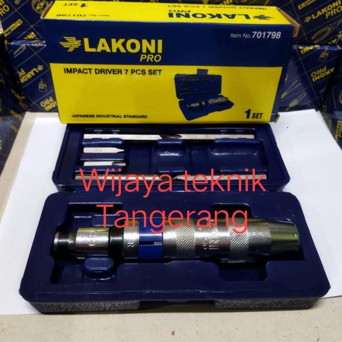 impact driver set 7pcs obeng ketok lakoni pro wtwi74