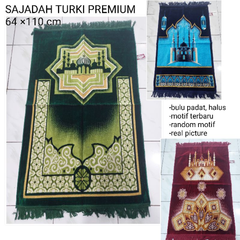 [BARU] SAJADAH TURKI PREMIUM SAJADAH DEWASA | SOUVENIR HAJI / HAJATAN