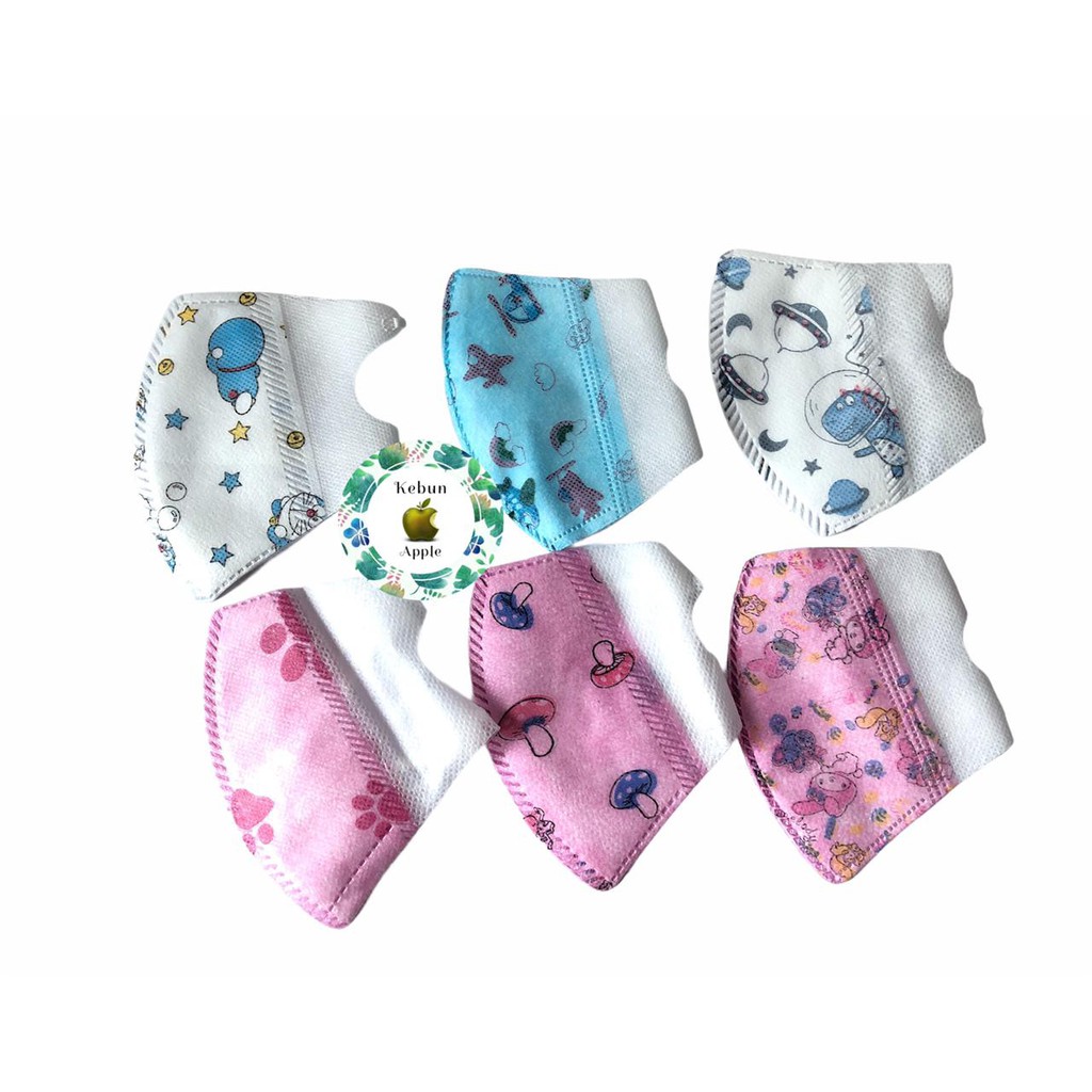 Masker Duckbill Anak Motif 3D isi 20PCS - Duckbill Mask for KIDS