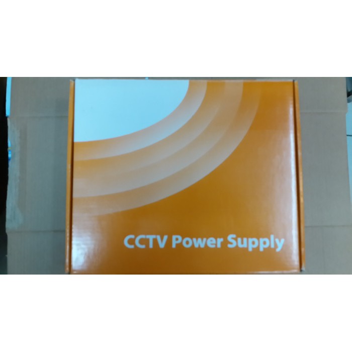 Power Supply Central CCTV 12V 10A 9CH BK / Box Panel CCTV 12 V 10 A 9 Chanel