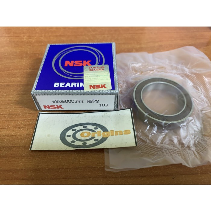 Bearing Sepeda 6805 2Rs 6805 Ddu Nsk Original 25 X 37 X 7