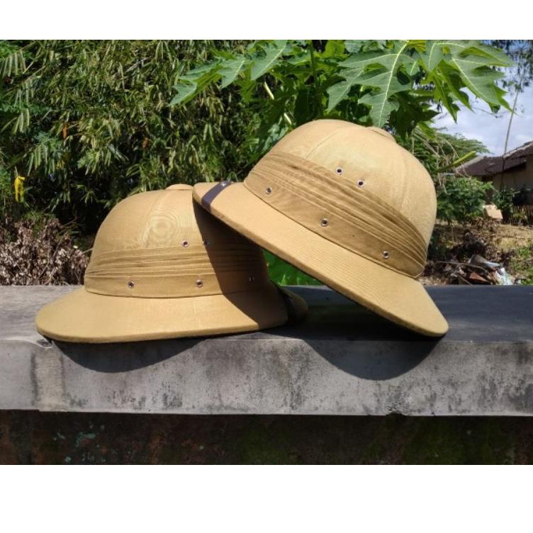 Hot Sell.. TOPI HELM SEPEDA ONTHEL - TOPI KAIN DEMANG ONTEL - TOPI HELM SEPEDA ONTA KEBO