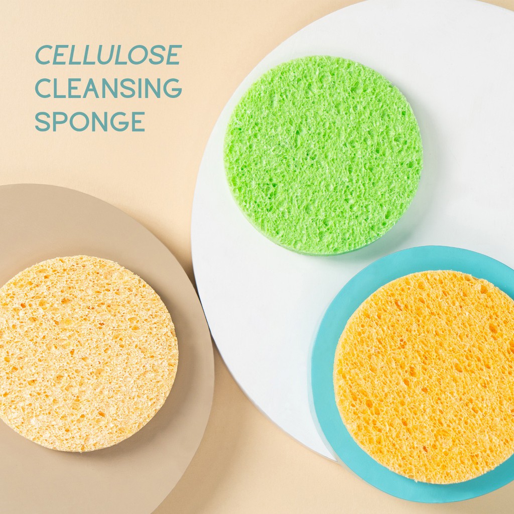 ⭐️ Beauty Expert ⭐️ GLAMFIX Cellulose Cleansing Sponge 1 Pcs _ Spons Pembersih Wajah | GLAM FIX Alat Kecantikan Makeup by YOU