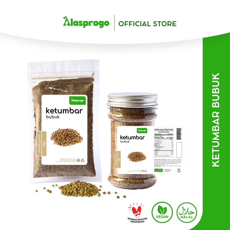

Alasprogo Ketumbar Bubuk / Coriander Ground