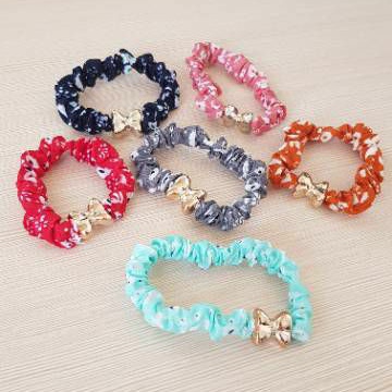 Ikat rambut gelang fashion import ikat rambut pita ikat rambut gelang korea import