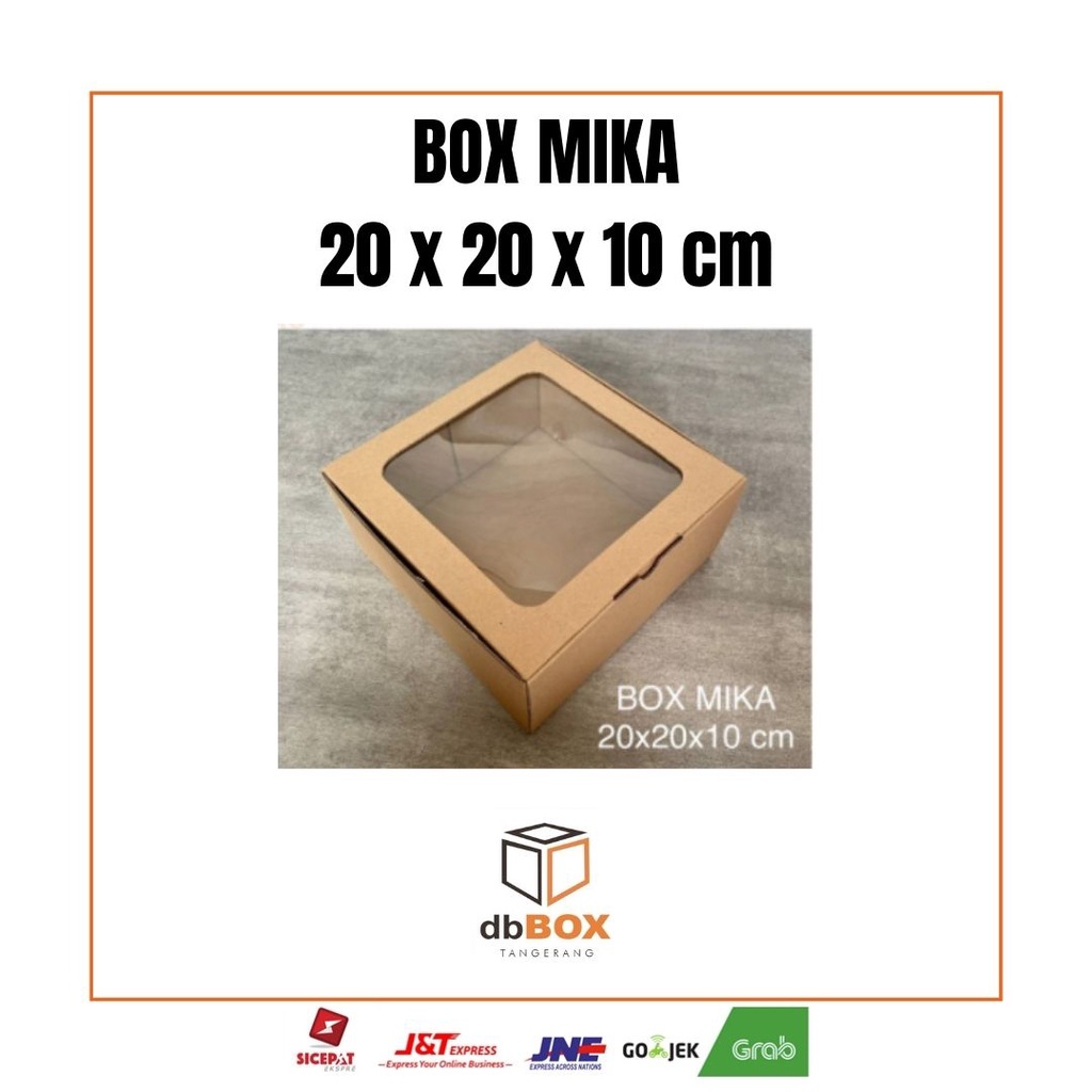 

BOX MIKA 20x20x10 cm | Box Die Cut dan Easy Usage | Box Kue Bolu & Tart | Box Lebaran | Box Hampers Idul Fitri | Dus Kue Lebaran Natal | Box Kue Kering Idul Fitri | Kotak Makanan Christmas