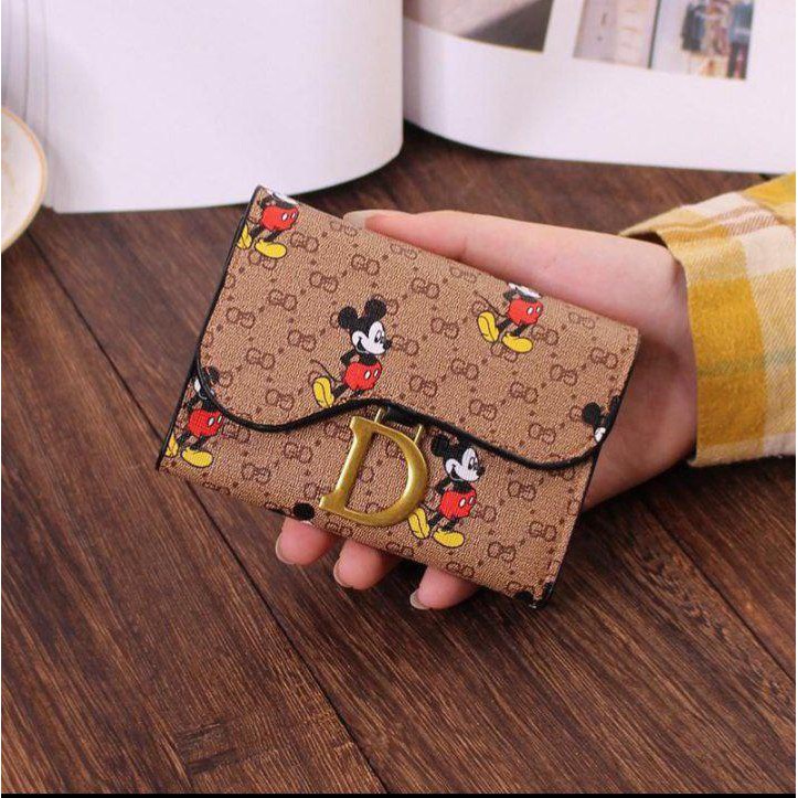 Dompet Lipat IMPORT KOREA motif GD Mickey IMUT dan Trendy