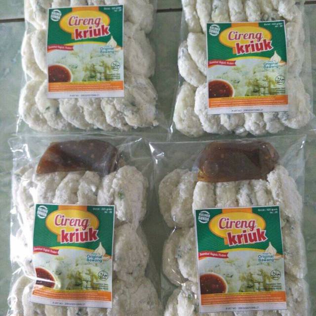 

Cireng kriuk /cemilan khas sukabumi/ cemilan aci/sambel petis