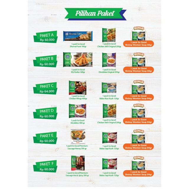 

So good nugget paket hemat