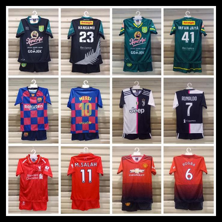 Setelan Bola Anak / Jersey bola anak setelan / jersey bola anak anak