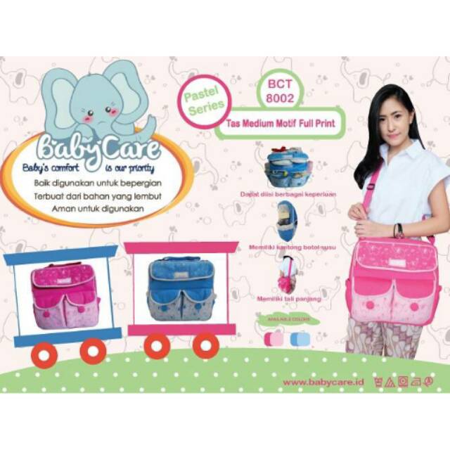 Tas medium motif baby care bct8002