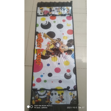 Taplak Kulkas Motif Karakter / Sarung Cover Penutup Kulkas