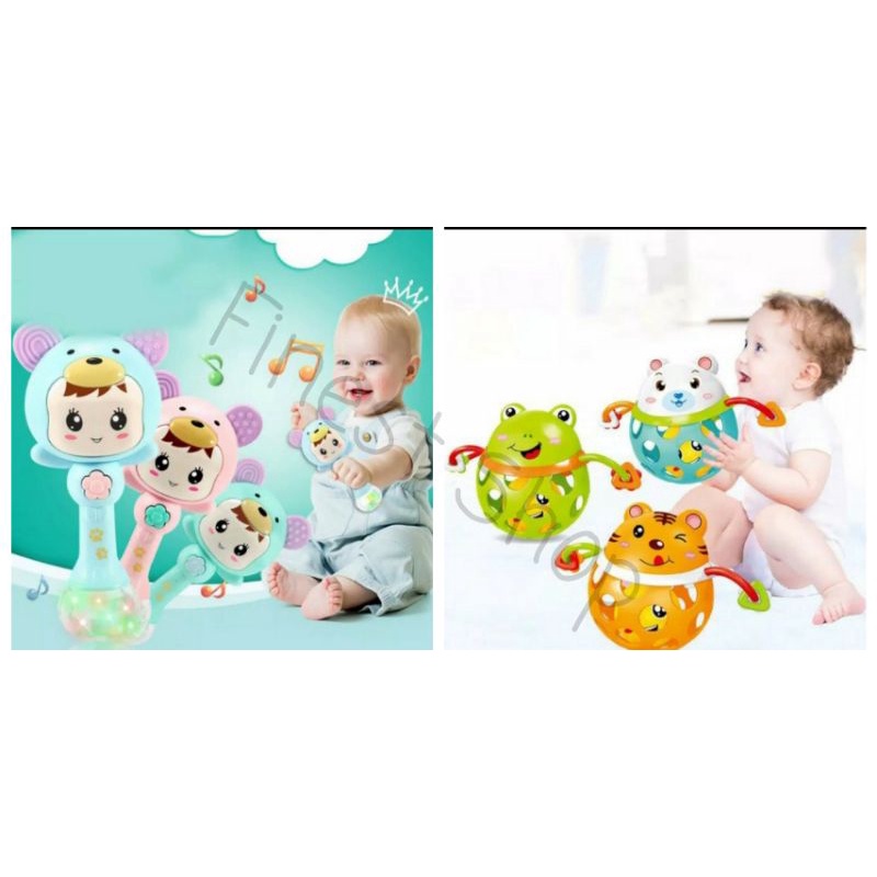 NEW Mainan Terbaru Edukasi Anak Bayi Kotak Musik Baby Rattle Puzzle Abjad Montessori Box Musical Toys Lampu Sensorik Motorik Play Birthday Gift Full Color Kado Anak Bayi Balita