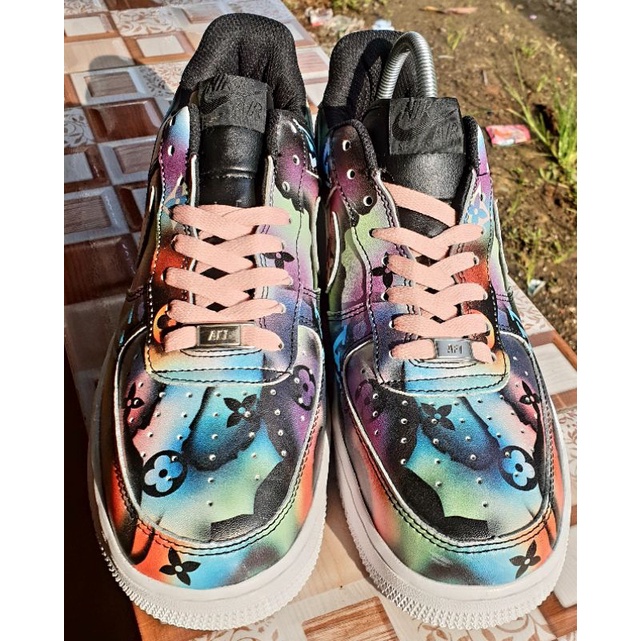 sepatu second af1 colabs lv