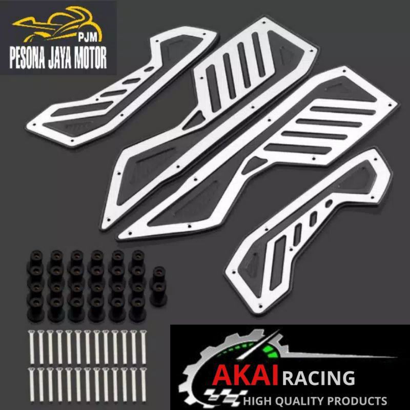 Bordes Nmax 2020 Karpet Cnc Nmax New 2020 Pijakan Kaki Nmax New 2020 Premium Akai Racing