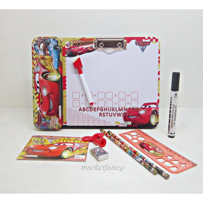 

(TERLARIS) Tempat Pensil - Set Alat Tulis RS-388 Cars McQueen
