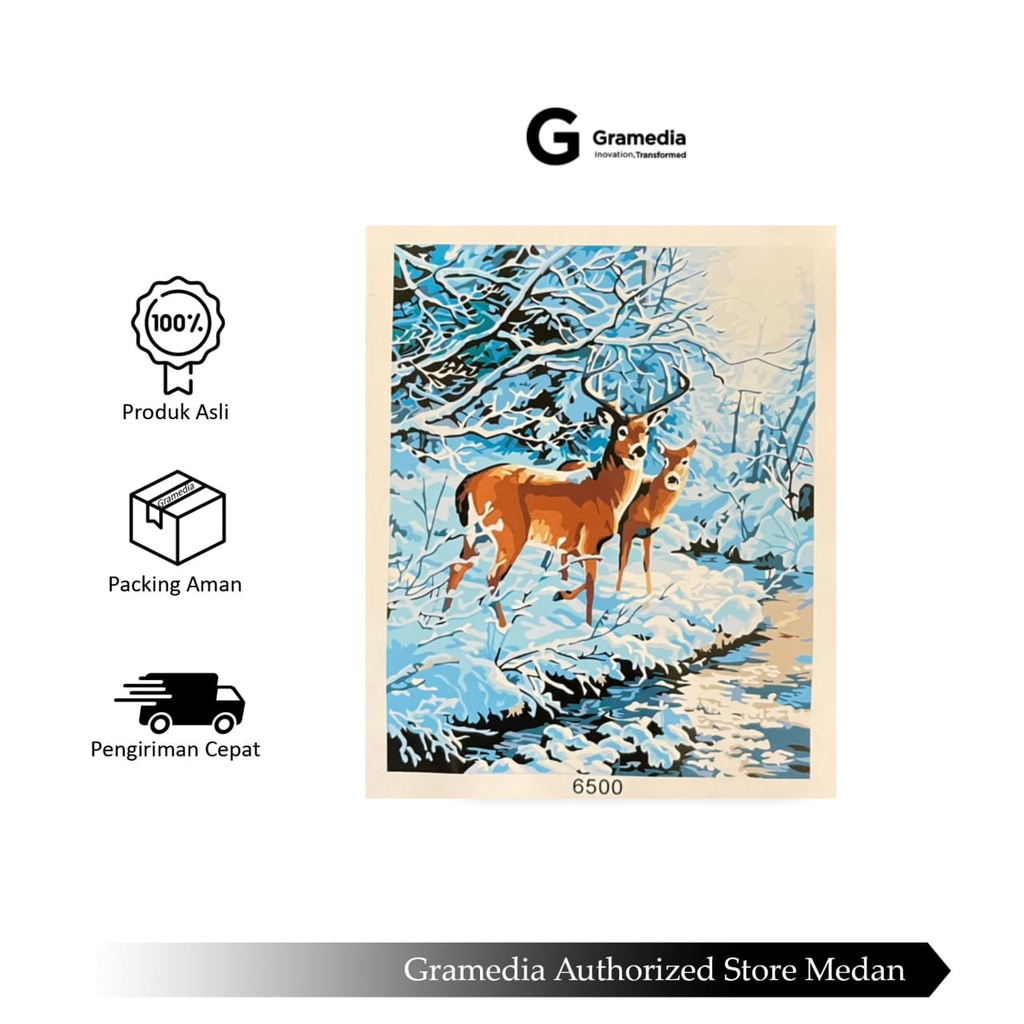 

Gramedia Medan - Kako Paint ByNumbers 40x50cm Deer 6500