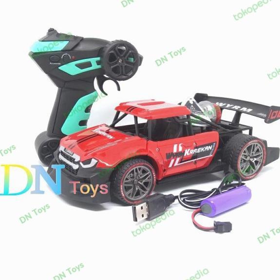 Mobil Remote Kontrol Rc Metal Racing 2,4 Ghz Bisa mengeluarkan Asap
