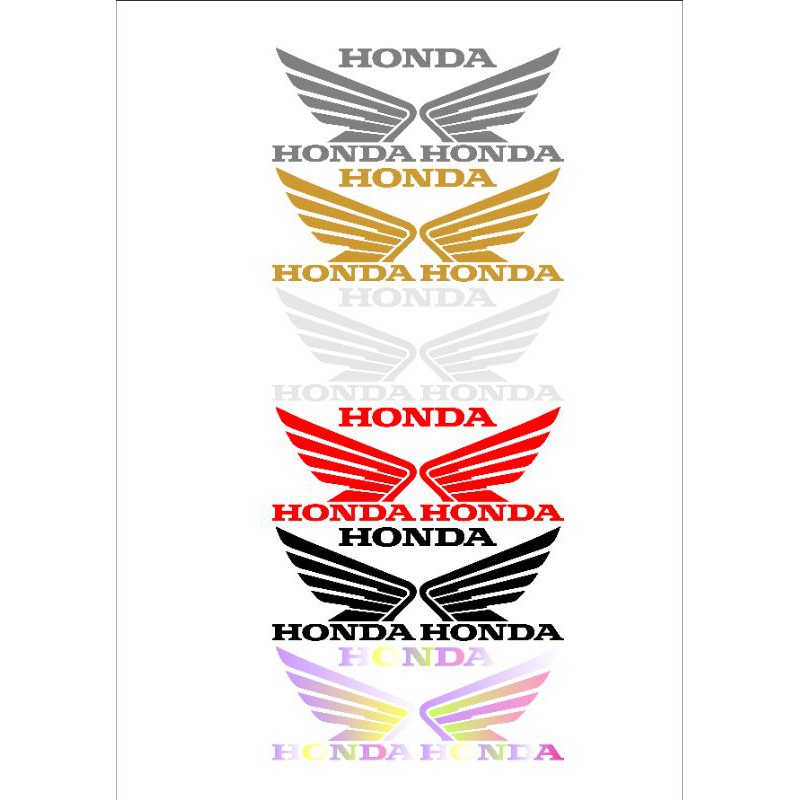 STICKER SAYAP HONDA WING CUTTING