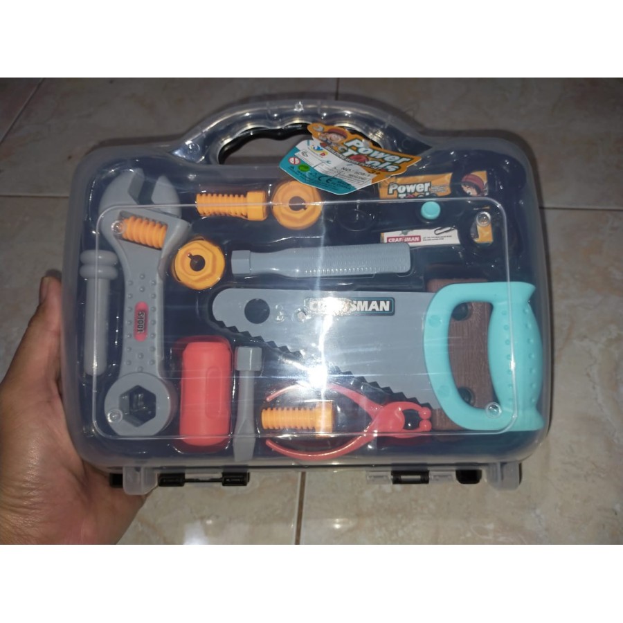 Mainan Edukasi Pertukangan Set koper / Power Tools