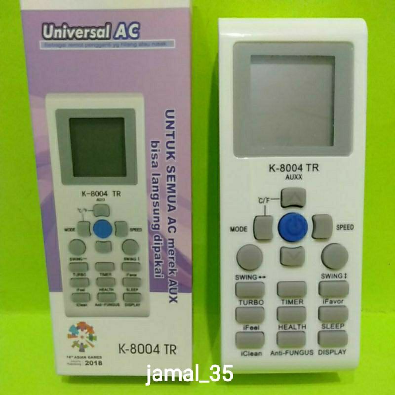 REMOTE REMOT AC AUX MULTI UNTUK SEMUA TIPE AC AUX