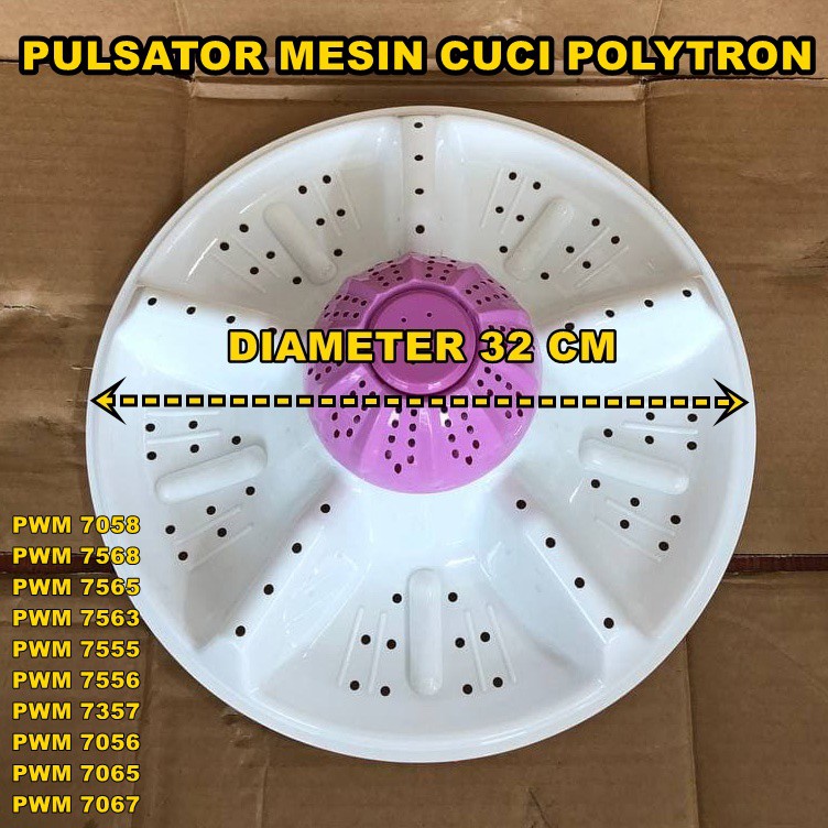 [BERKUALITAS] Pulstator Mesin Cuci Polytron As Gerigi 10 Diameter 32 Cm