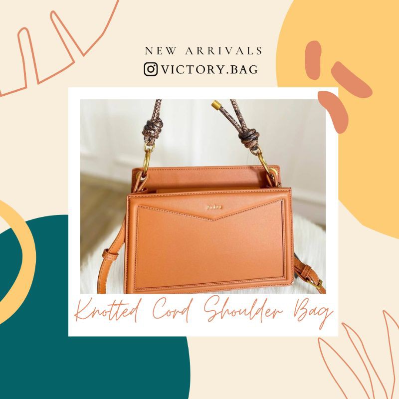 Tas Wanita Pedro Knotted Cord Shoulder Office Shoulder Bag