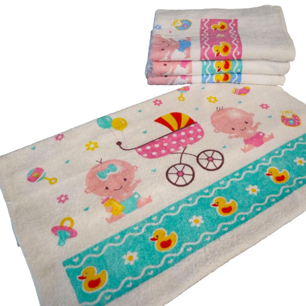 Chalmer Handuk Bayi Karakter / Baby Towel 60x120cm-Cute Baby Tosca