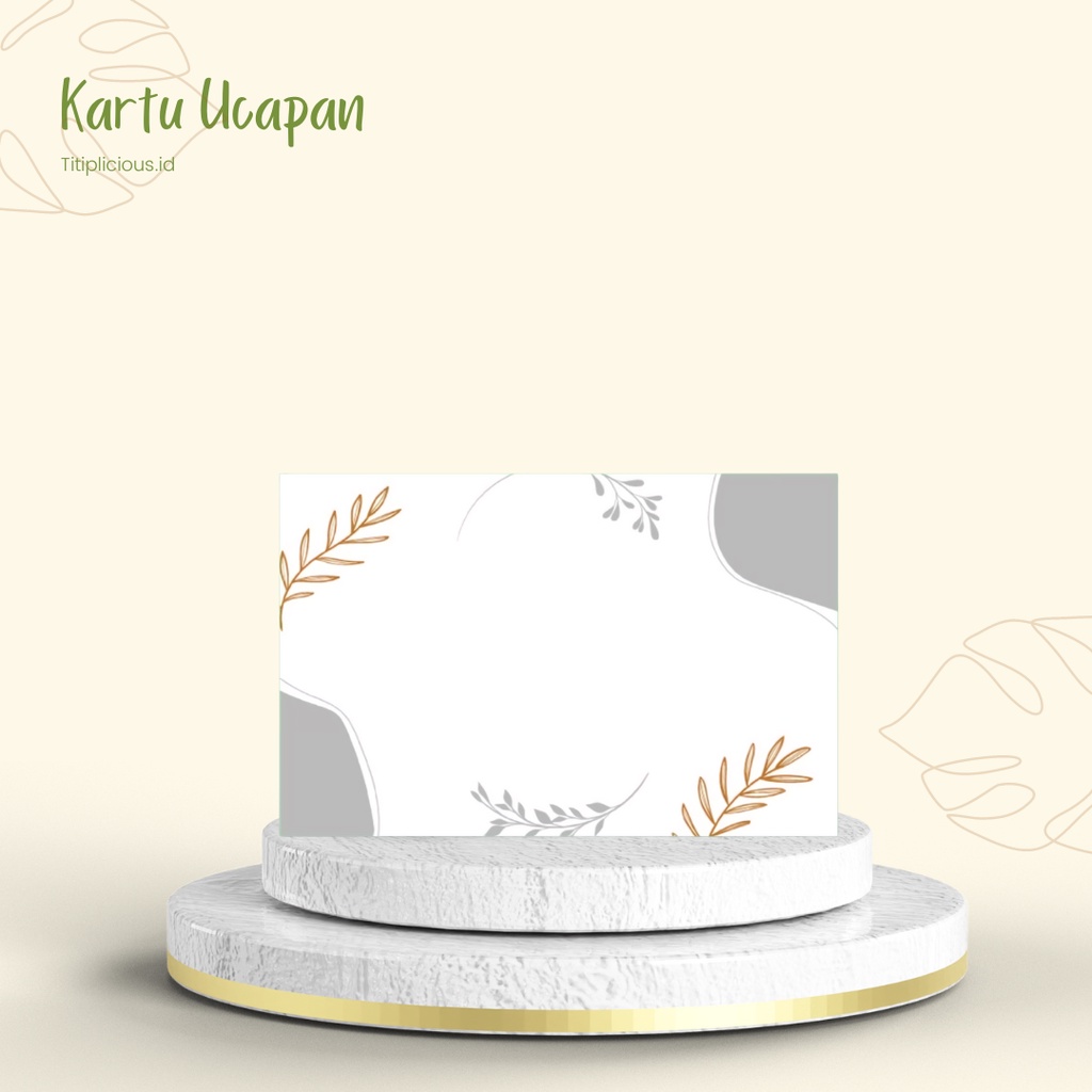 Kartu Ucapan Greeting Gift Card Hampers