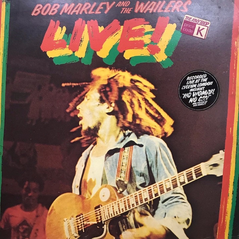 Vinyl Piringan Hitam Bob Marley Live at Lyceum 1975 UK Press