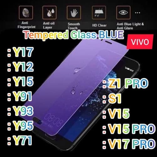 Tempered Glass Full Anti Blue Light/Radiasi Vivo Y17 PRO/ ANTI GORES VIVO Y17 PRO [ ANTI-BLULIGHT ]