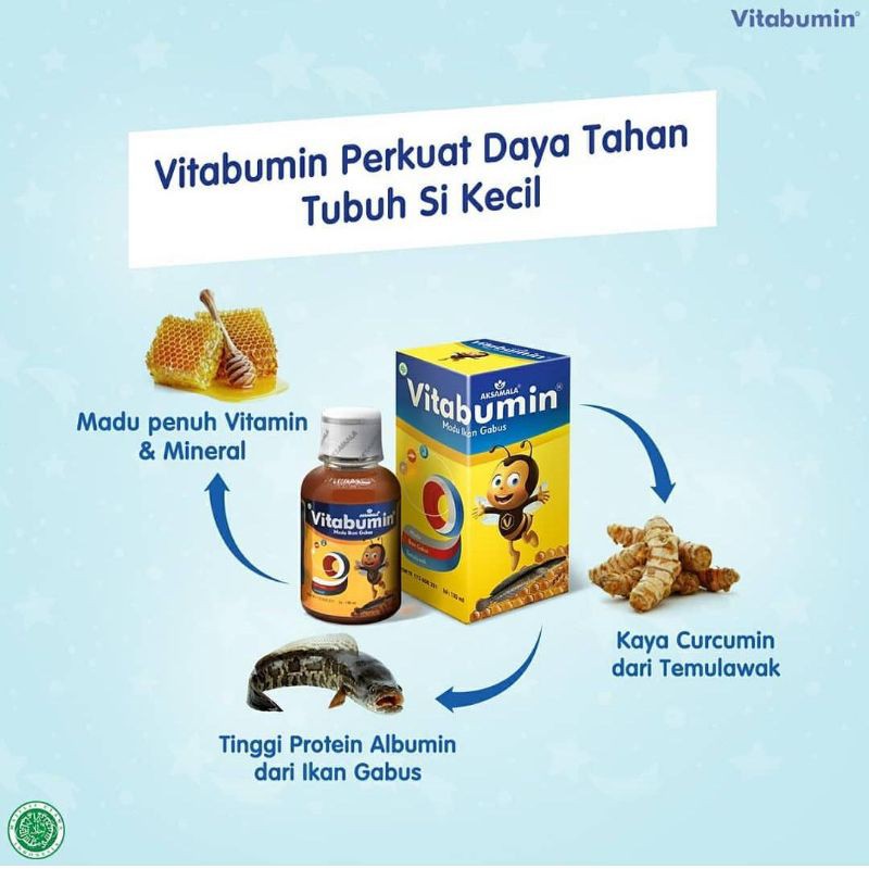 Vitabumin Vitamin Madu Anak 130ml (Original 100%)