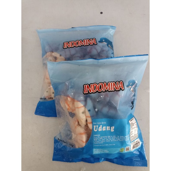 

Indomina Olahan Bentuk Udang 500gram