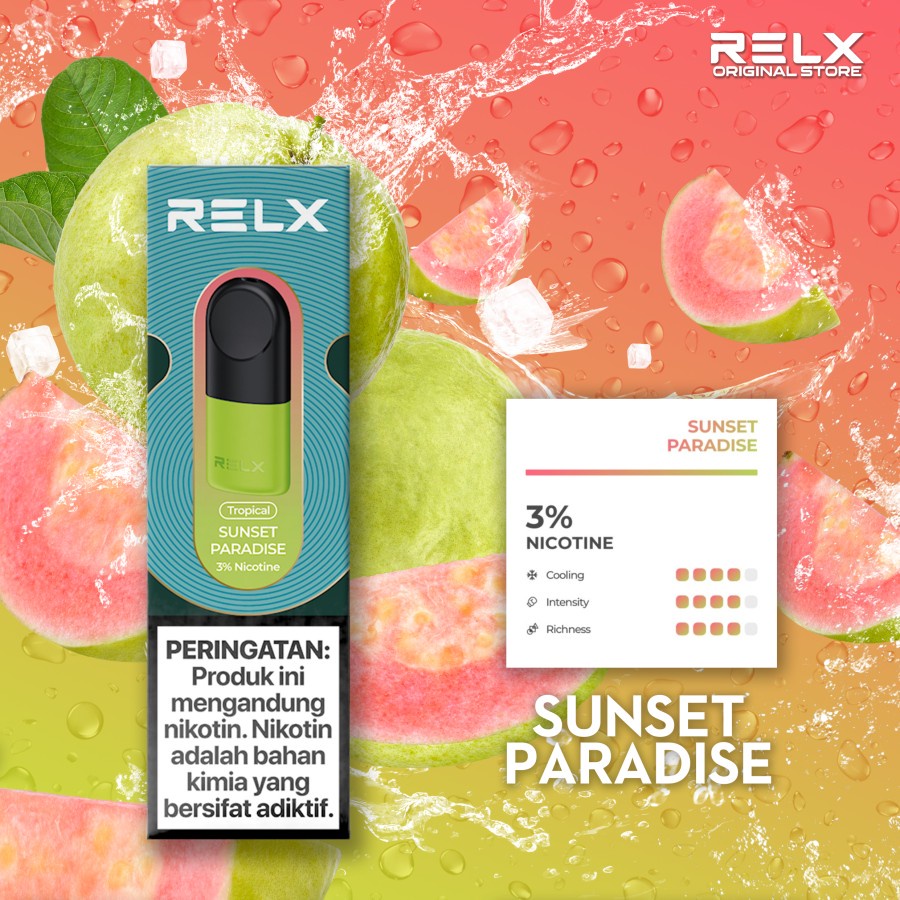 RELX POD COTTON SUNSET PARADISE - GUAVA