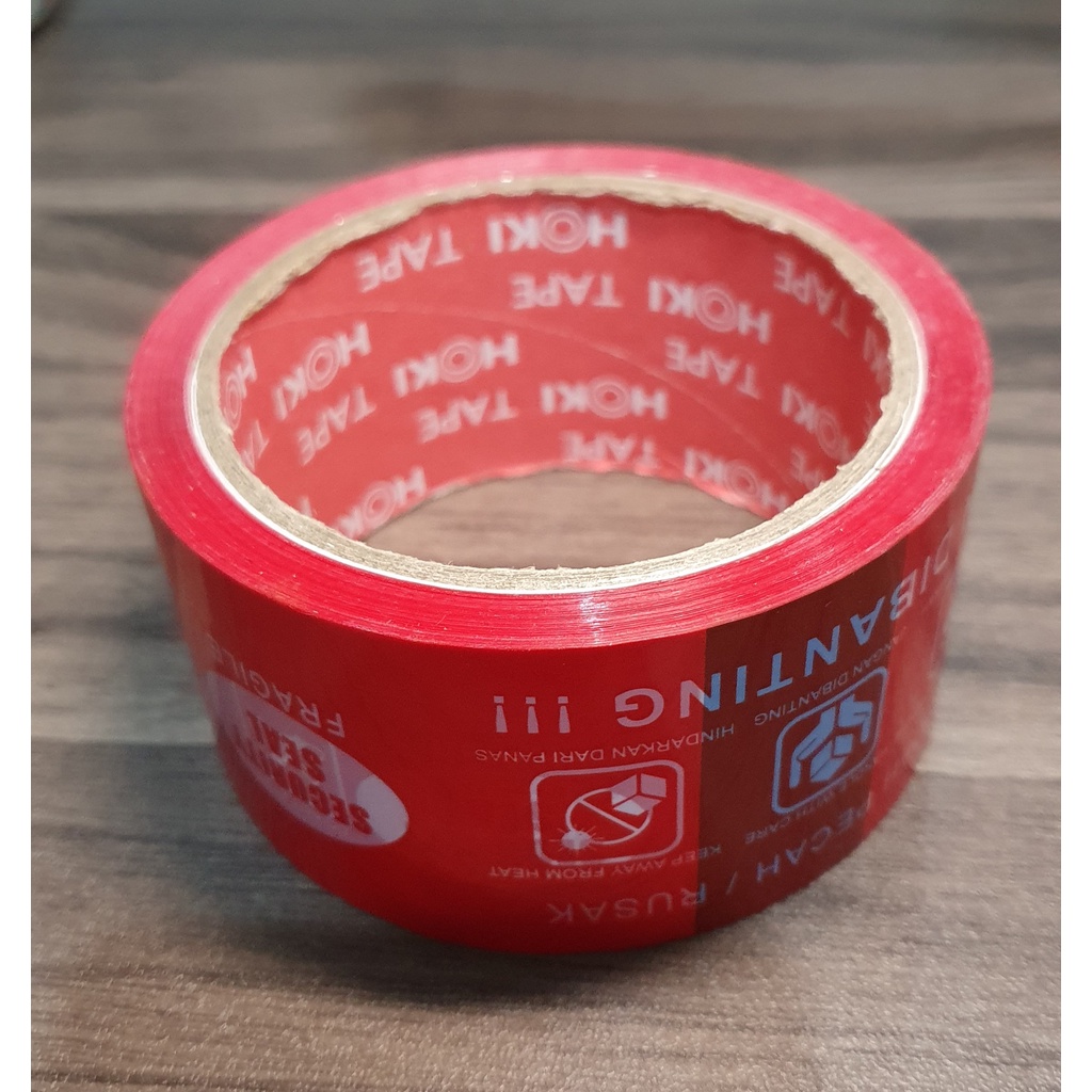 

Lakban 48mm Hoki Tape Lakban Printing 'Jangan Dibanting" Lakban Murah Setara Daimaru