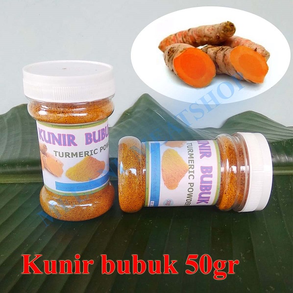 

Kunir Bubuk Rempah Bumbu 50gr Turmeric Powder Kemasan Botol 50 gr