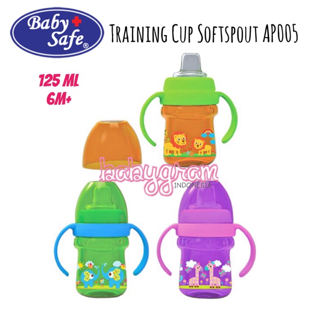 Babysafe AP005 Training Cup Soft Spout 6m+ 125ml AP005 / Training Cup Baby Safe