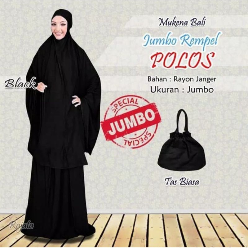 Mukena katun polos warna