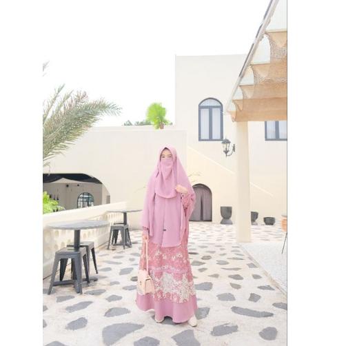((TERMURAH)) ELISA SET MUMTAZ HIJAB / GAMIS SYAR'I MURAH / GAMIS MURAH