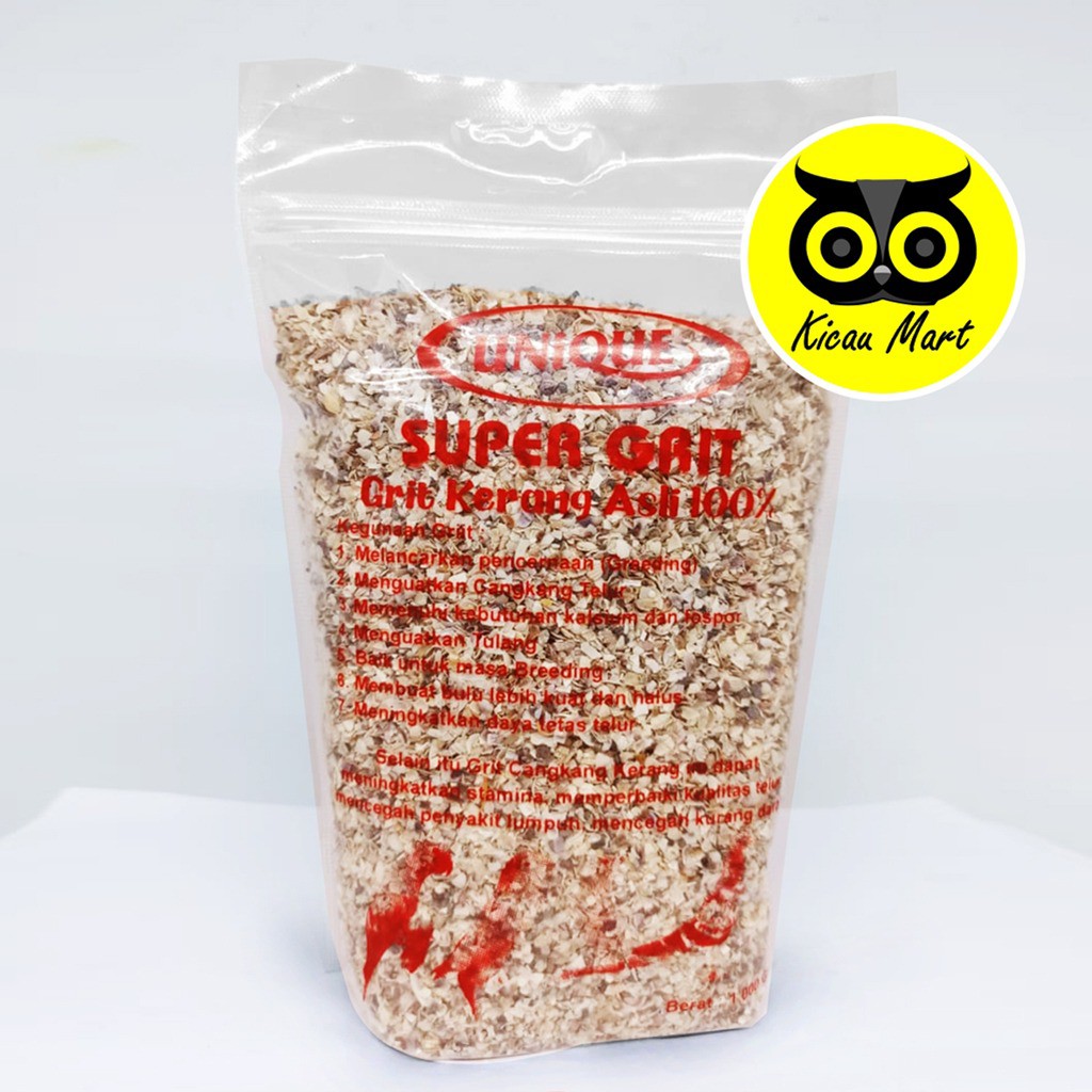 SUPER GRIT KERANG LAUT UNIQUE 1 KG PAKAN REMISAN CORAL ASINAN BURUNG LOVEBIRD MERPATI DARA DLL GRTRF