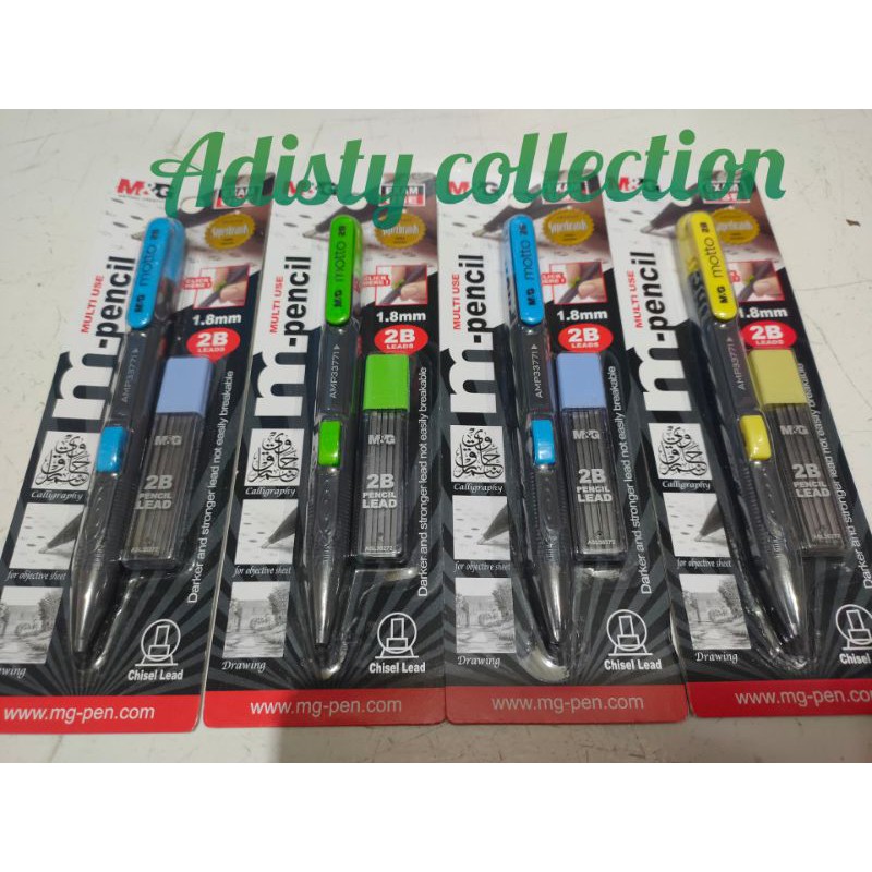 

Pensil Mekanik 2B + Refill 1.8mm Satuan