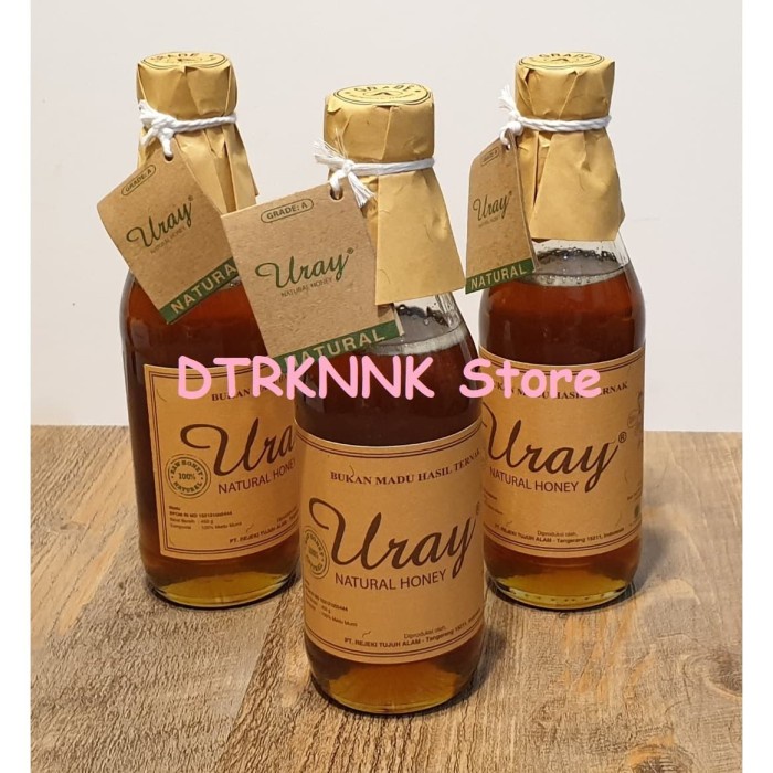 

madu- madu uray natural honey 450 gram / 330 ml raw honey -madu.