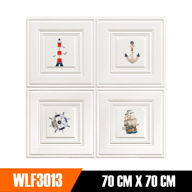 Wallpaper foam wallpaper dinding wallpaper 3D wallpaper timbul wallpaper stiker ukuran 70X70cm